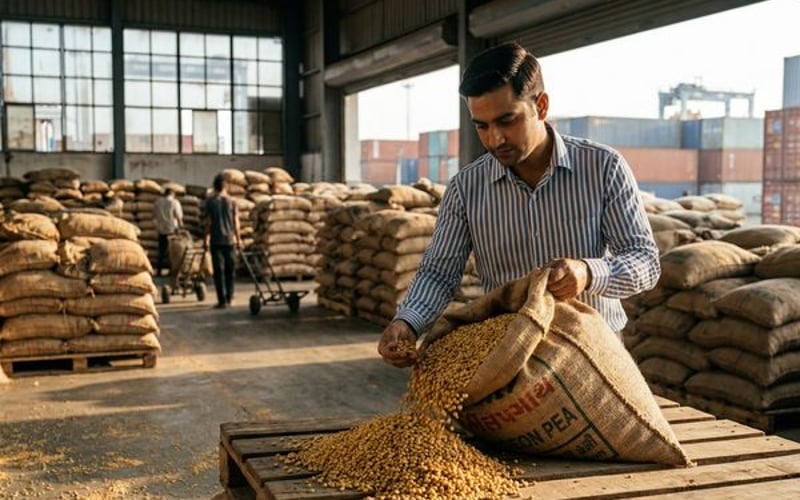 سوق العدس البازلاء يحقق مكاسب مع زيادة شراء المطاحن الهندية وتضييق الواردات