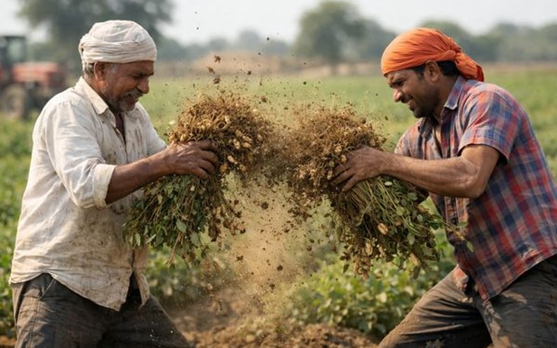 Cacahuètes indiennes : Plus de superficie en été, prix stables et potentiel d'exportation
