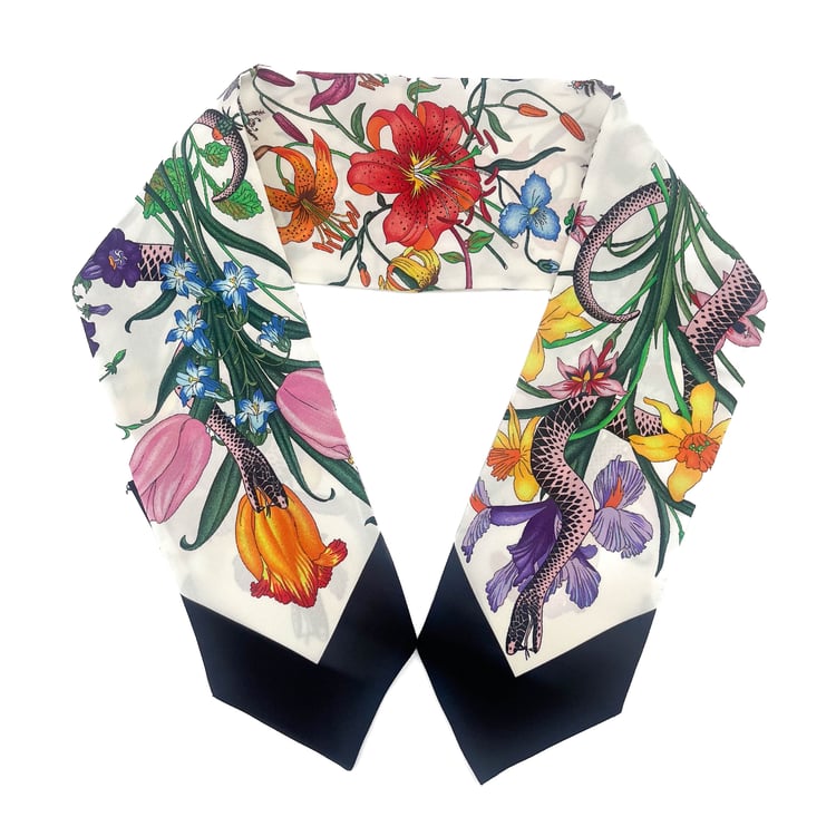 Gucci Gucci Flora Snake Twilly
