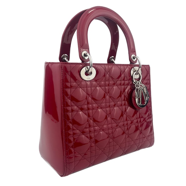 Dior Lady Dior Medium Patent Leather Bag - IMG_1524 2.jpg