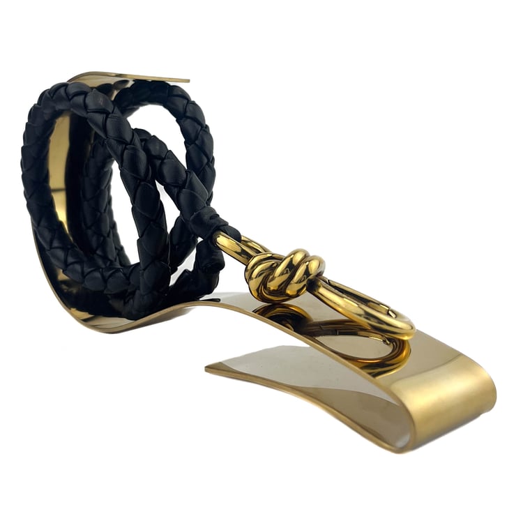 Bottega Veneta Bottega Veneta Knotted Leather Belt