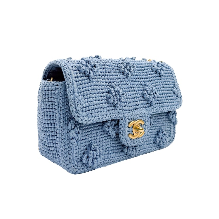 Chanel Classic Flap Bag in Blue Raffia - IMG_9653.jpg
