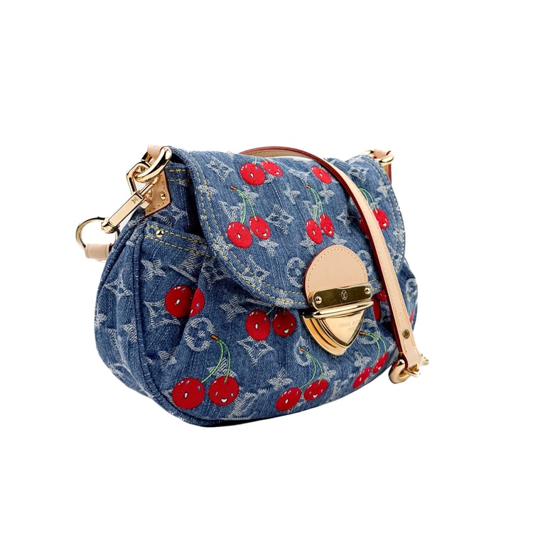 Louis Vuitton Cherry Monogram Denim Pochette Bag - IMG_0140.jpg