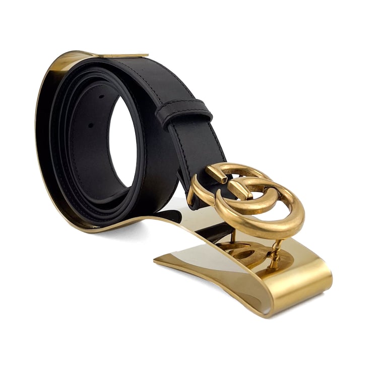 Gucci Gucci Cintura GG Marmont in Pelle