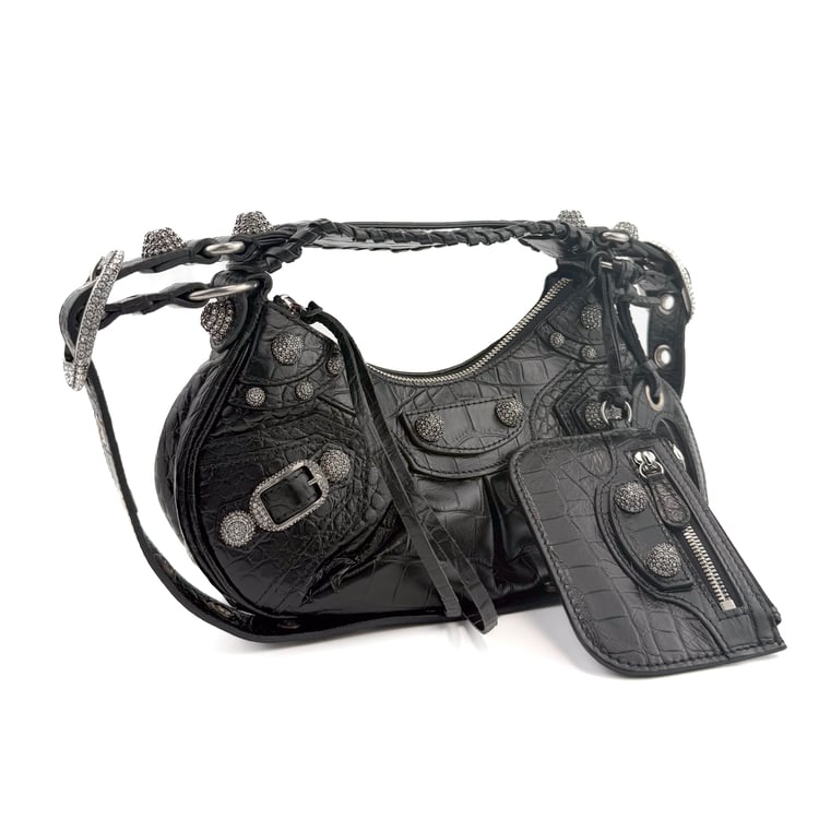 Balenciaga Balenciaga Le Cagole XS Rhinestones