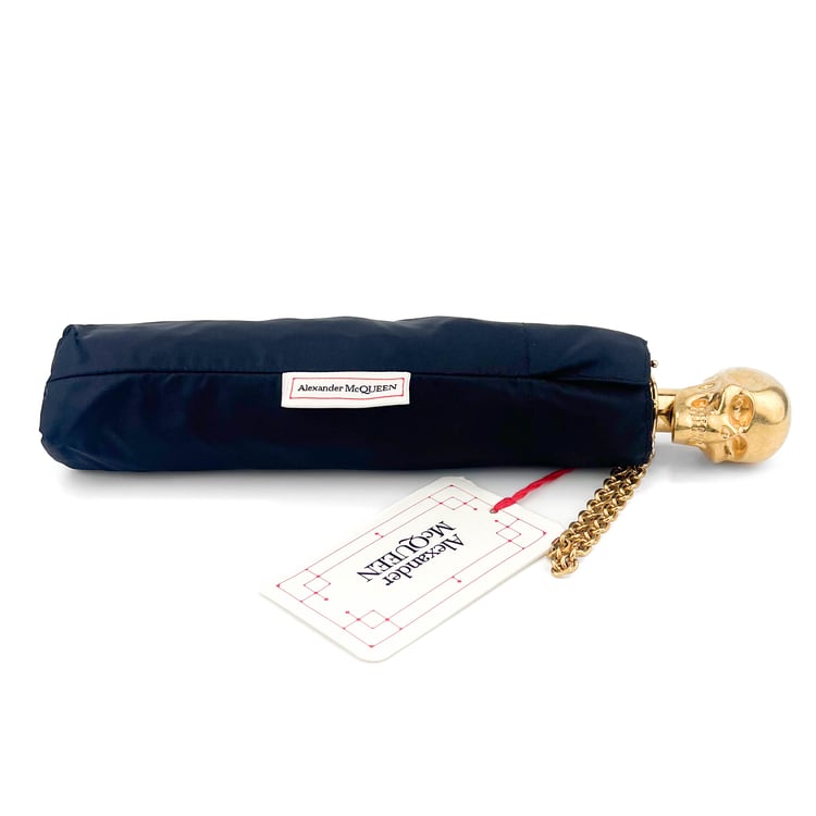 Alexander McQueen Alexander McQueen Skull Handle Folding Umbrella