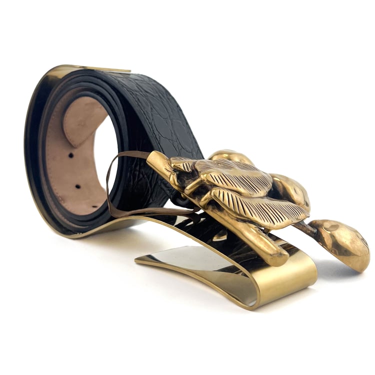 Gucci Gucci Cherry Buckle Belt
