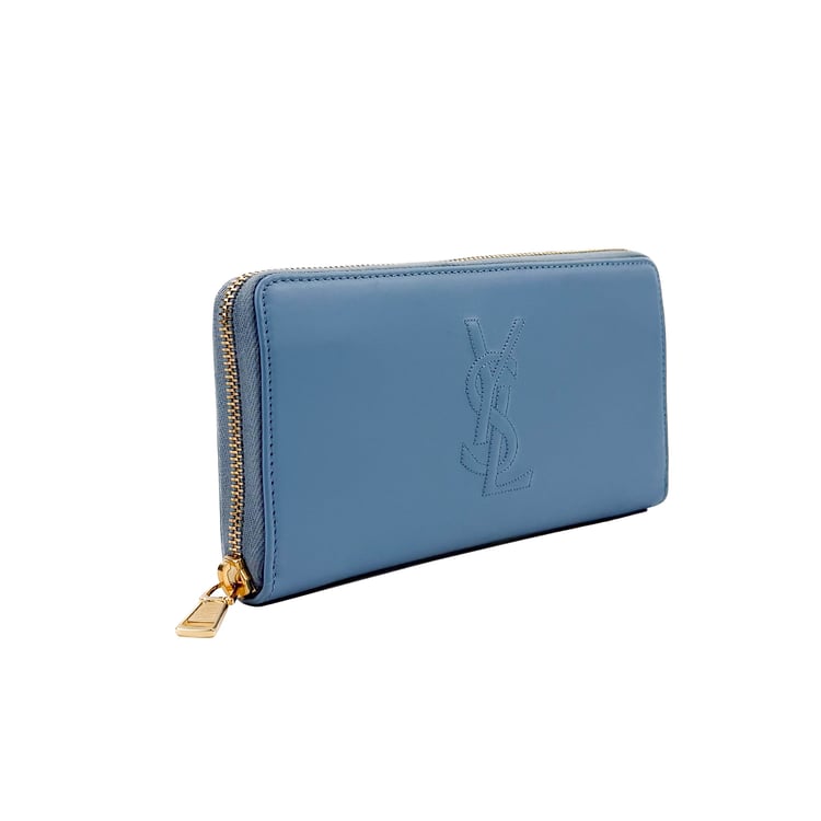 Saint Laurent Zip-Around Wallet in Blue - IMG_9948.jpg