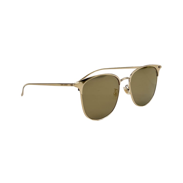 Saint Laurent Gold Metal Frame Sunglasses - IMG_0399.jpg