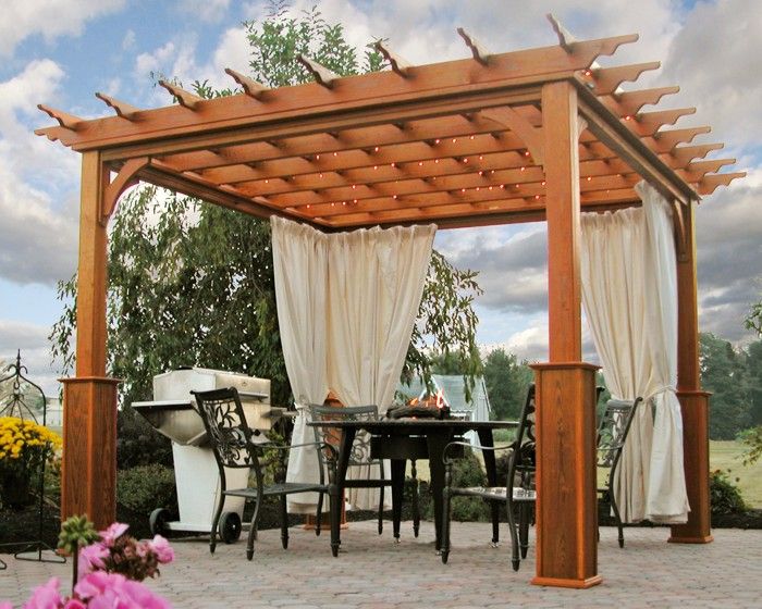 10x10 Wood Pergola