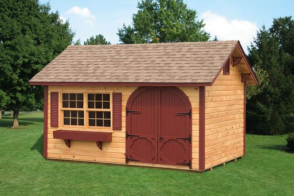 10x14 Pine, Gable Style Shed for Sale in Virginia