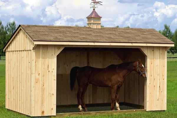10x16 Horse Run In Shed for sale in VA