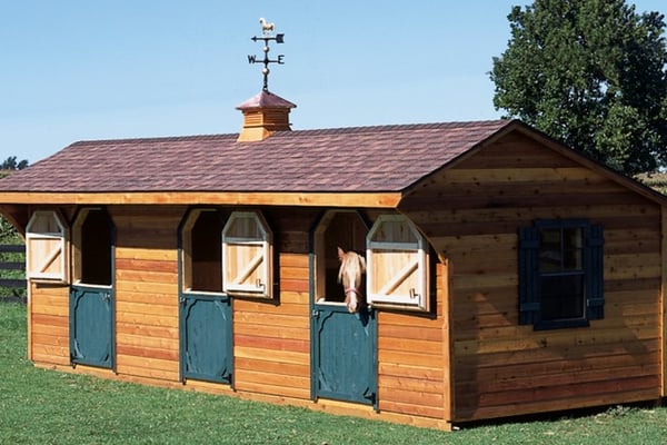 10x26 Cedar Stall Barn for sale in Virginia