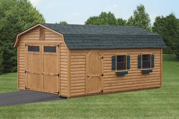 12x20 Log Barn Style Shed for sale in Virginia