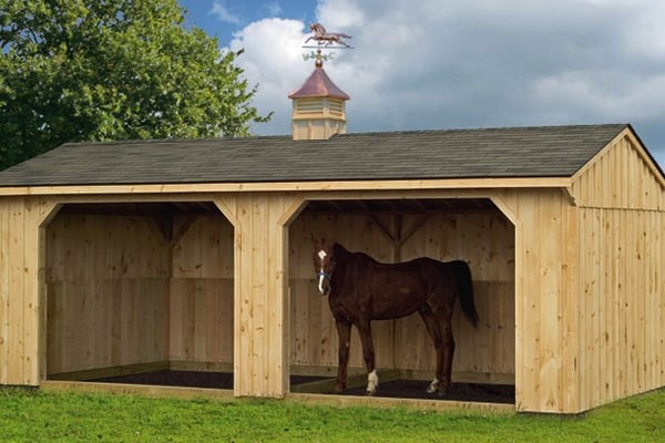 12x24 Horse Run In Shed for sale in Virginia