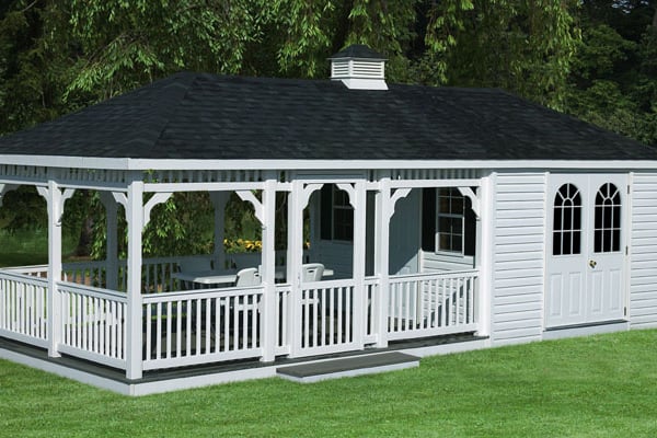 12x28 Vinyl Poolhouse for sale in Virginia