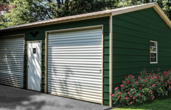20x25x9 Metal Garage 301