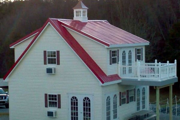 24x24 Vinyl Double Wide Two Story Gable1