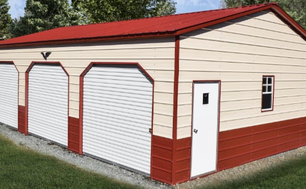 24x35x10 Side Entry Garage 11