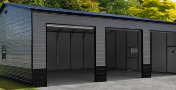 24x40x12 3 Bay Garage 771