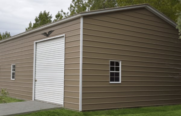 24x40x12 Vertical Roof Side Entry Garage 41