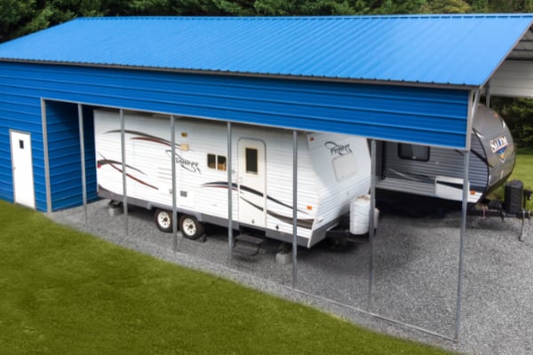 24x45x13 Custom Metal Carport 141