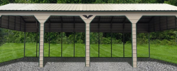 24x50x11 Multi Vehicle Carport 541