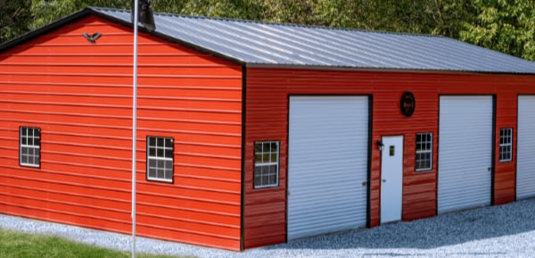 30x50x12 Vertical Roof Side Entry Garage 31