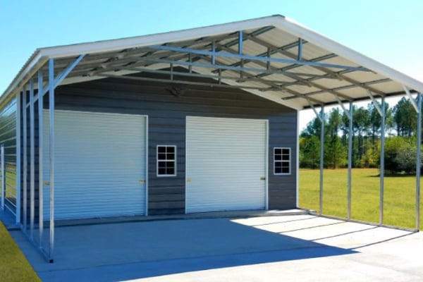 30x50x9 Garage Carport Combo 351