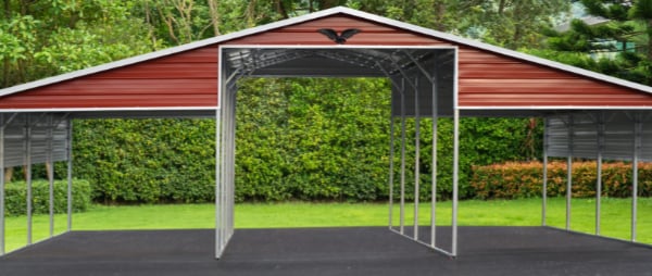 36x25x12 9 Eagle Carport 981