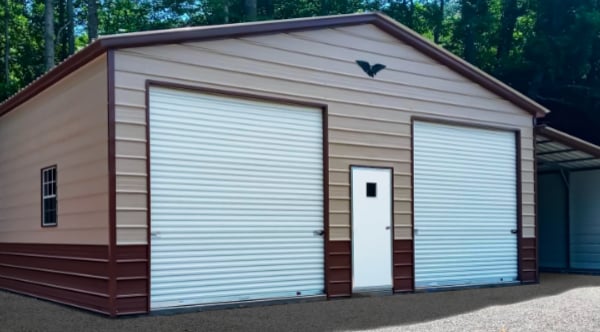 42x25x11 Metal Garage 811