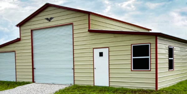 44x30x1308 Metal Horse Barn 971
