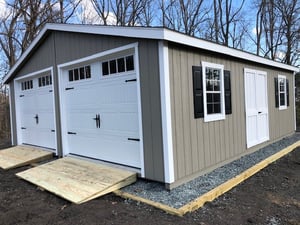 One of Capitol Sheds' double garages