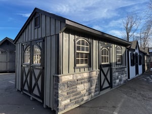 An image of a Carriage shed by capitol Sheds