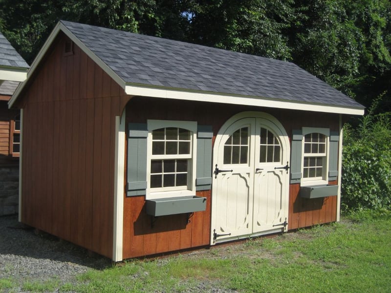 A photo of a Capitol Shed Quaker Shed