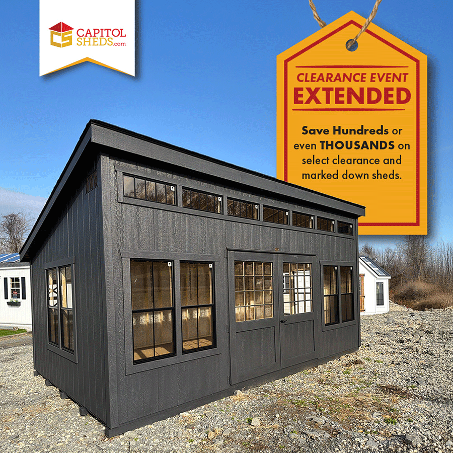 Capitol Sheds Feb 26 Extended Sale