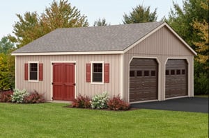 One of Capitol Sheds' double garages