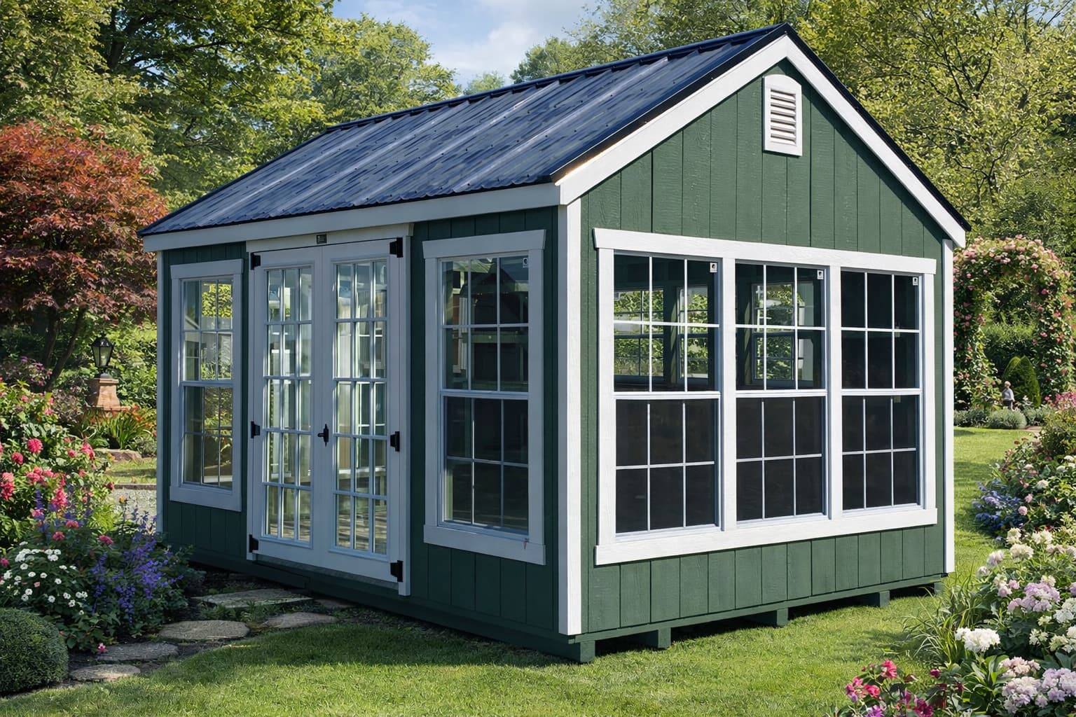 P13110 - 10x14 Garden Greenhouse