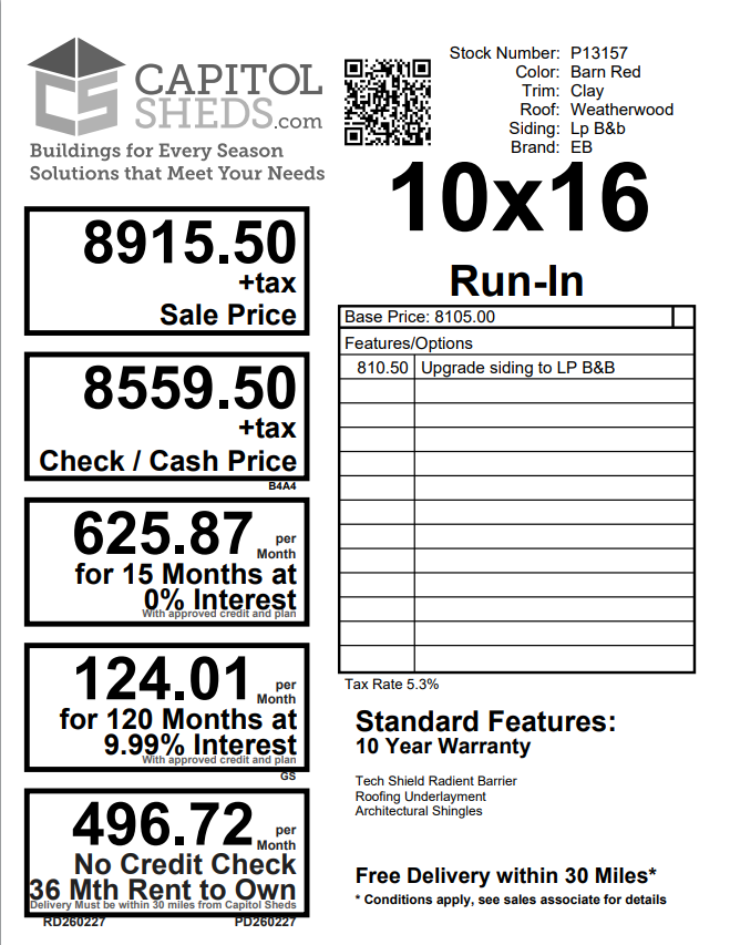 P13157 - 10x16 Run-In - Image 7