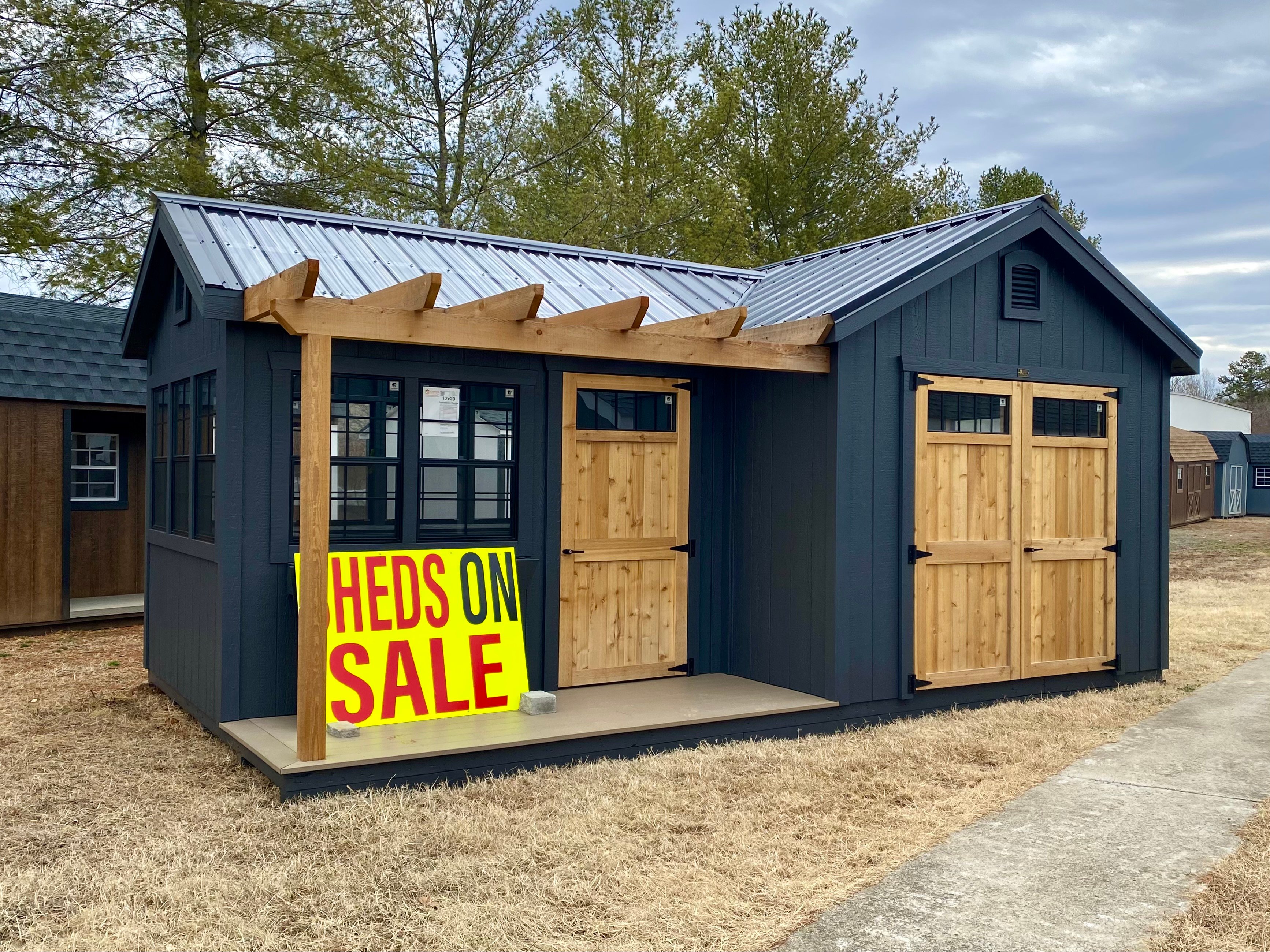 P12963 - 12x20 Colonial Greenhouse/Shed Combo