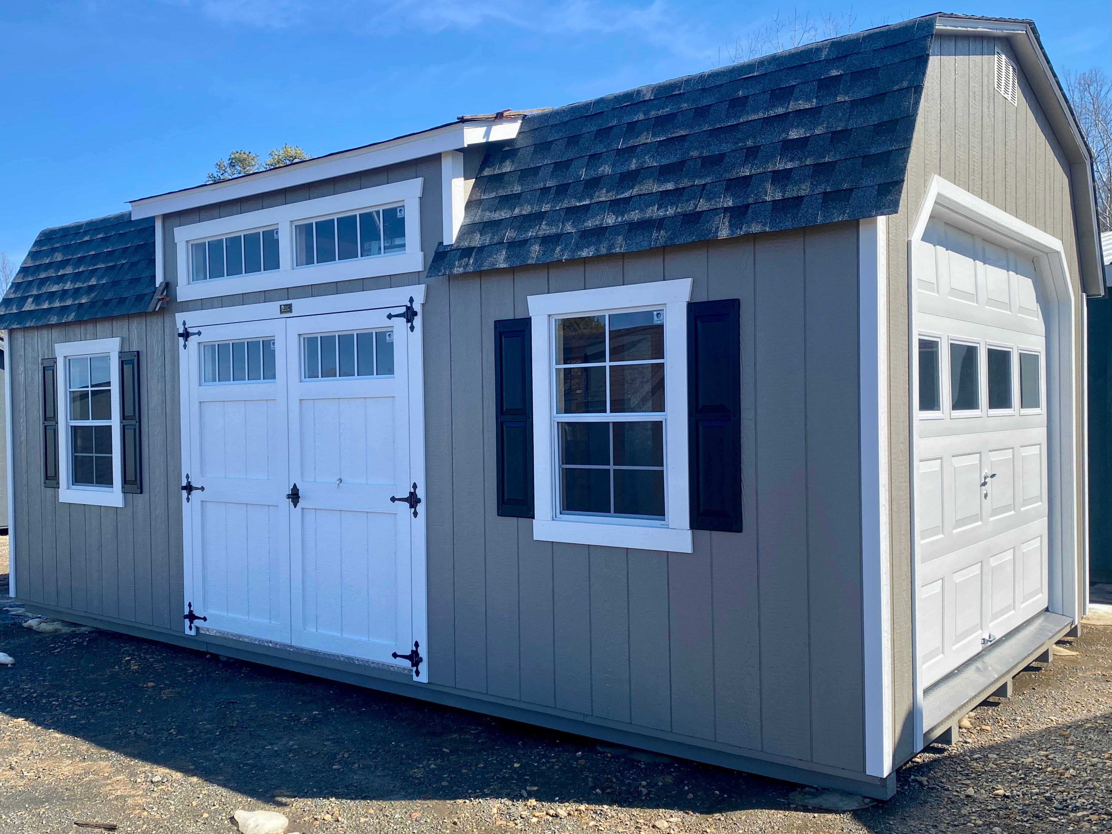 P13112 - 12x21'8" Dutch Barn w/ Overhead Door