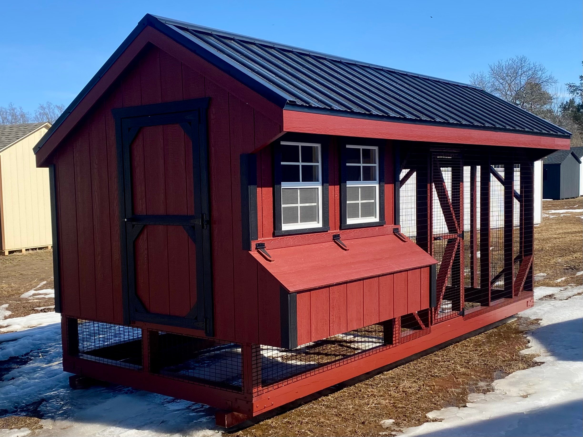 P13152 - 7x16 Quaker Combo Chicken Coop