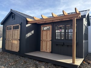 P13013 - 12x20 Colonial Greenhouse/Shed Combo
