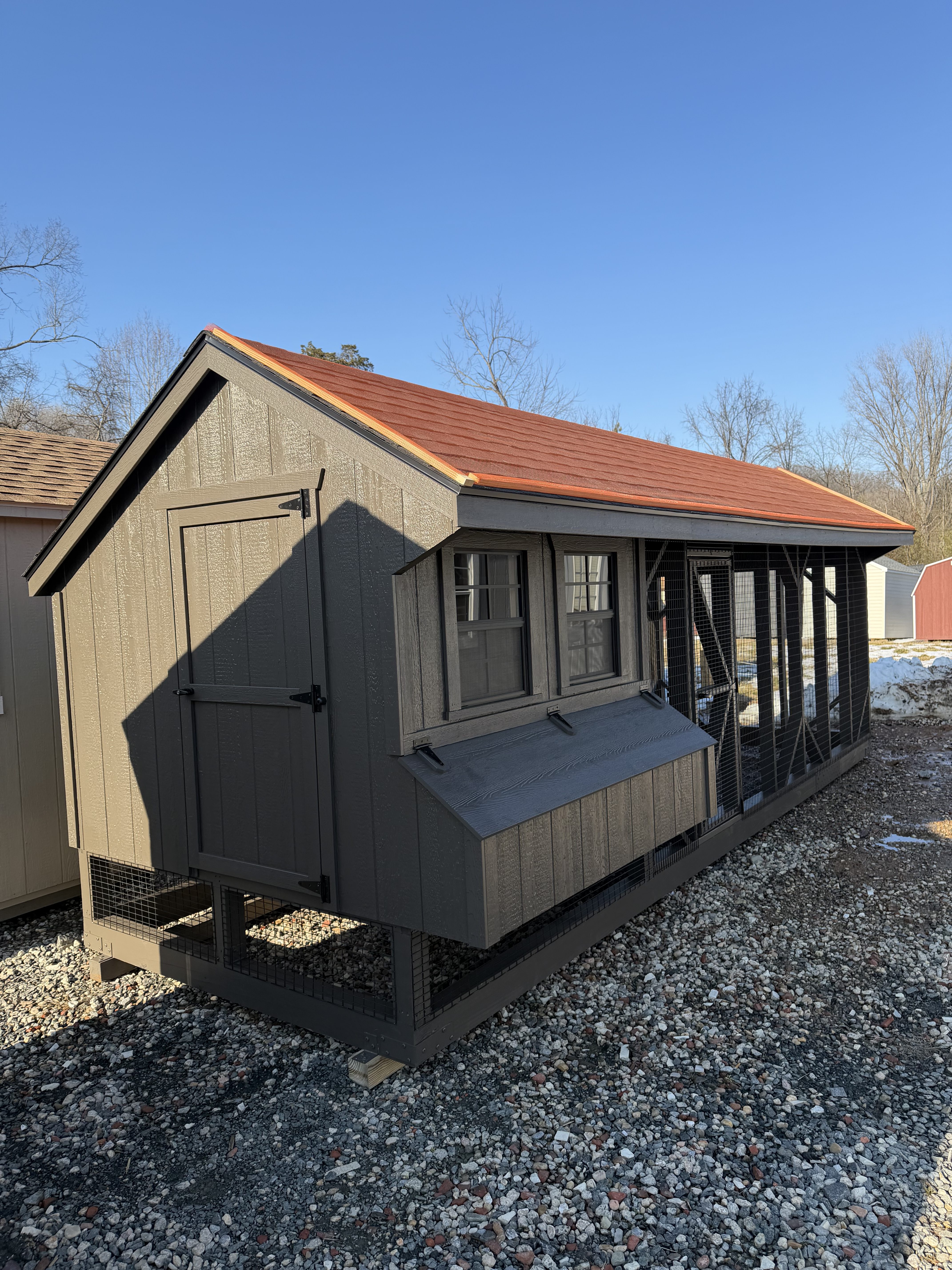 P13142 - 7x20 Quaker Combo Chicken Coop