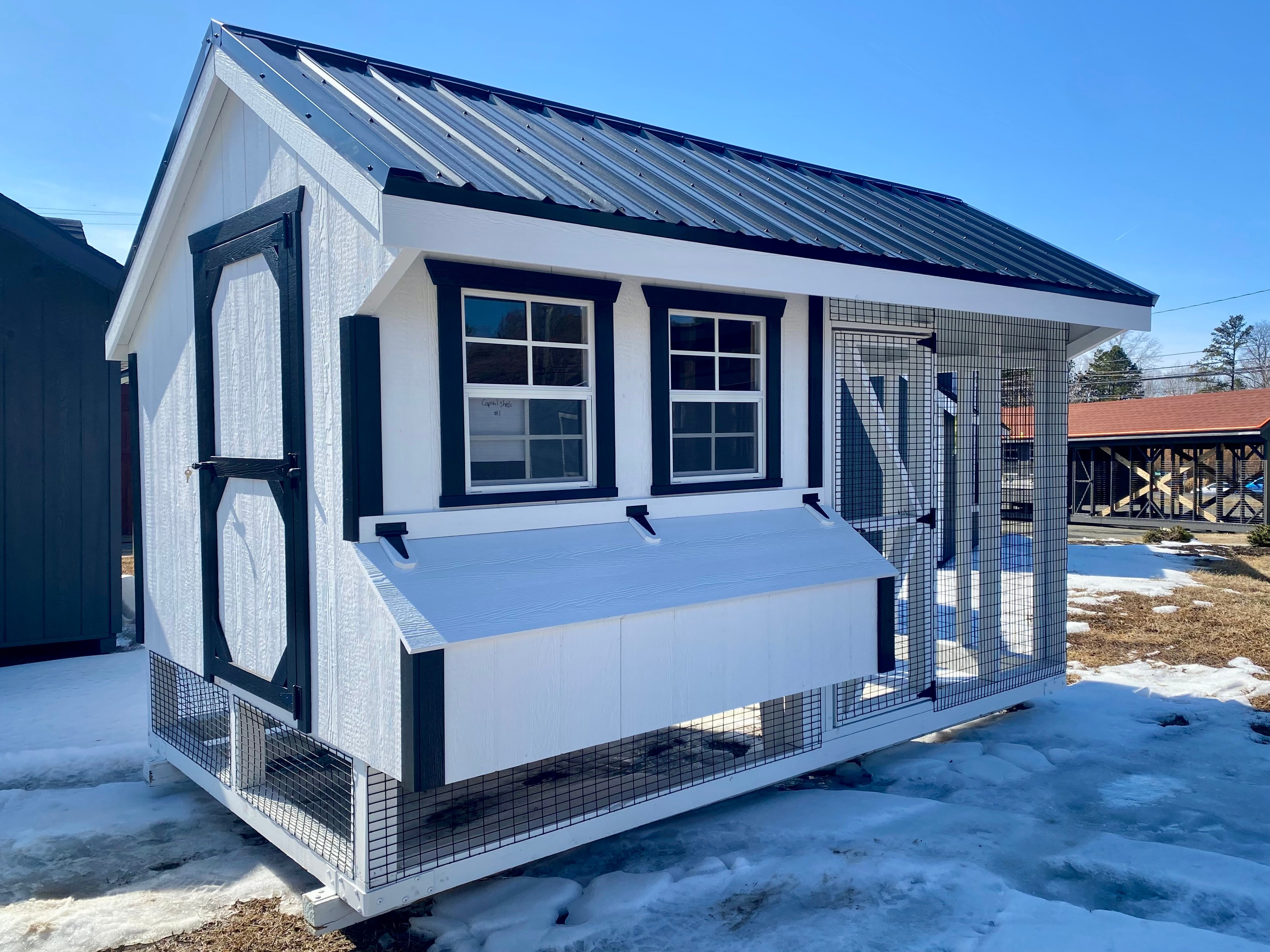 P13151 - 7x12 Quaker Combo Chicken Coop