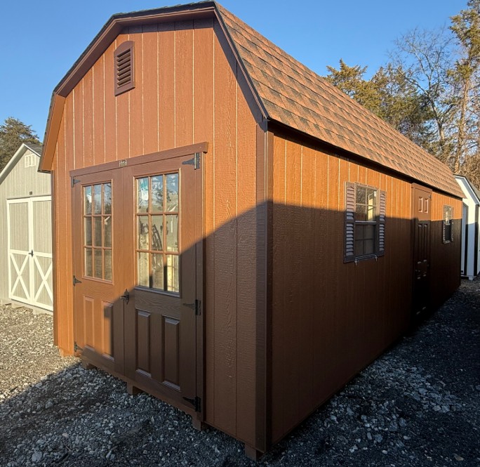 P13061 - 10x25 Dutch Barn w/Overhead Door