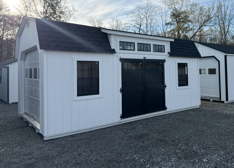 P13139 - 12x20 Dutch Barn w/Overhead Door