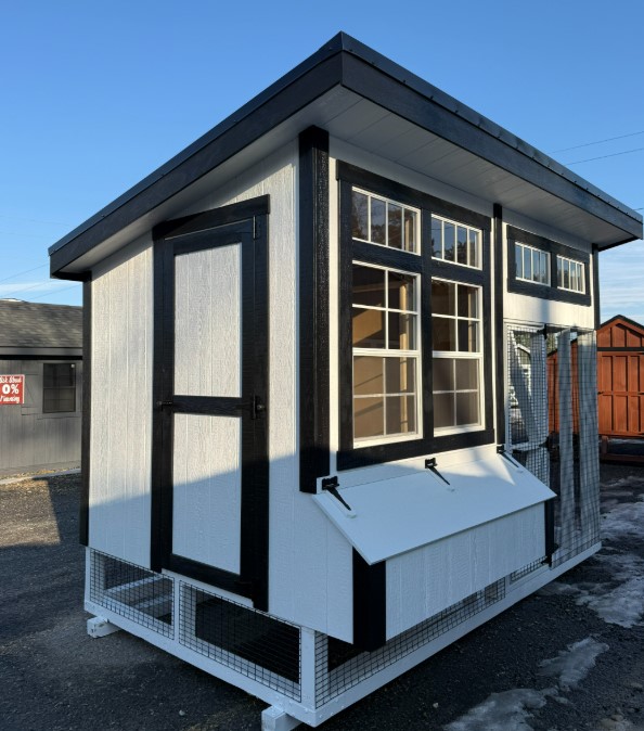 P13148 - 7x12 Lean To Combo Chicken Coop
