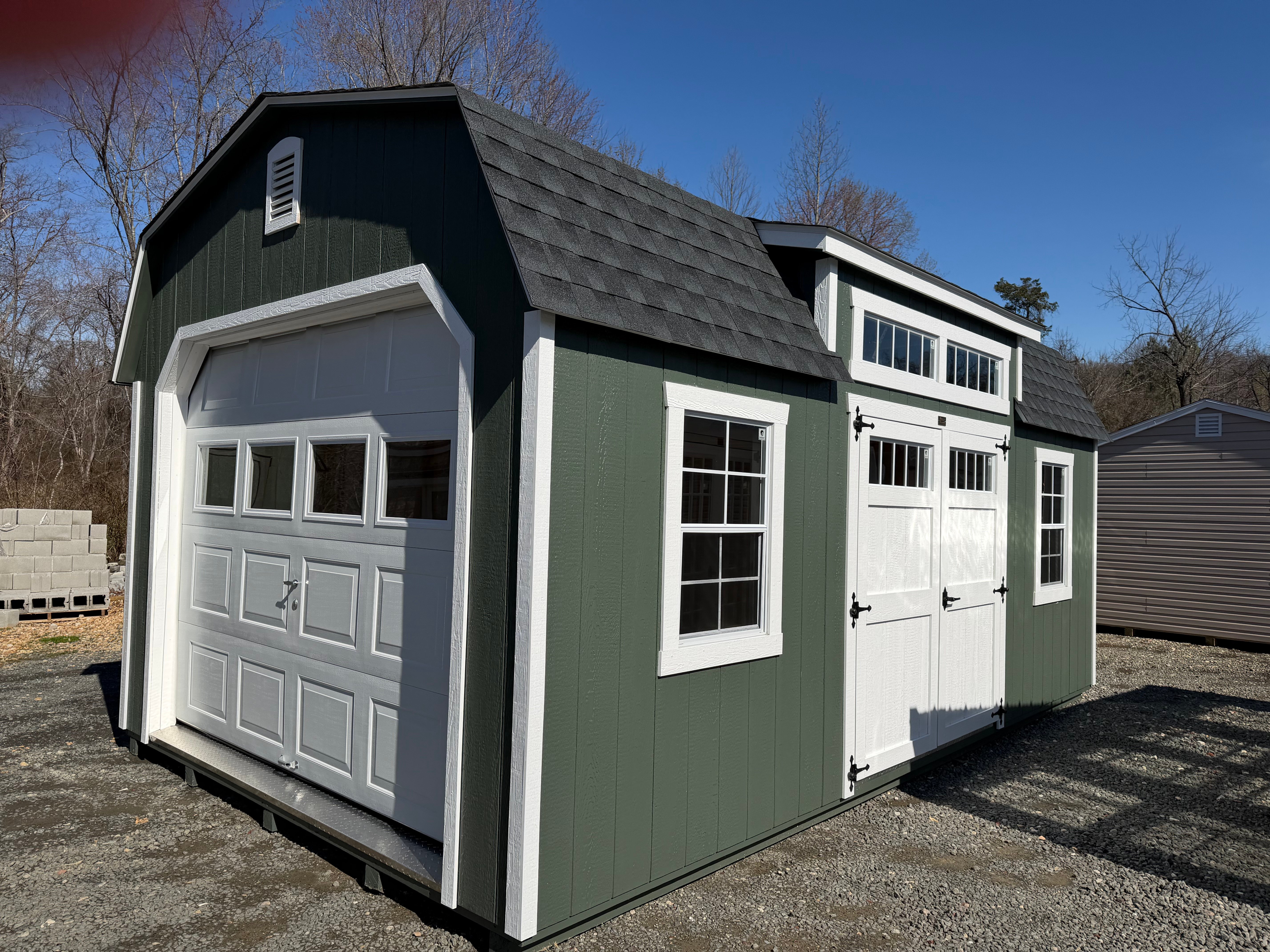 P13135- 12x20 Dutch Barn Garage