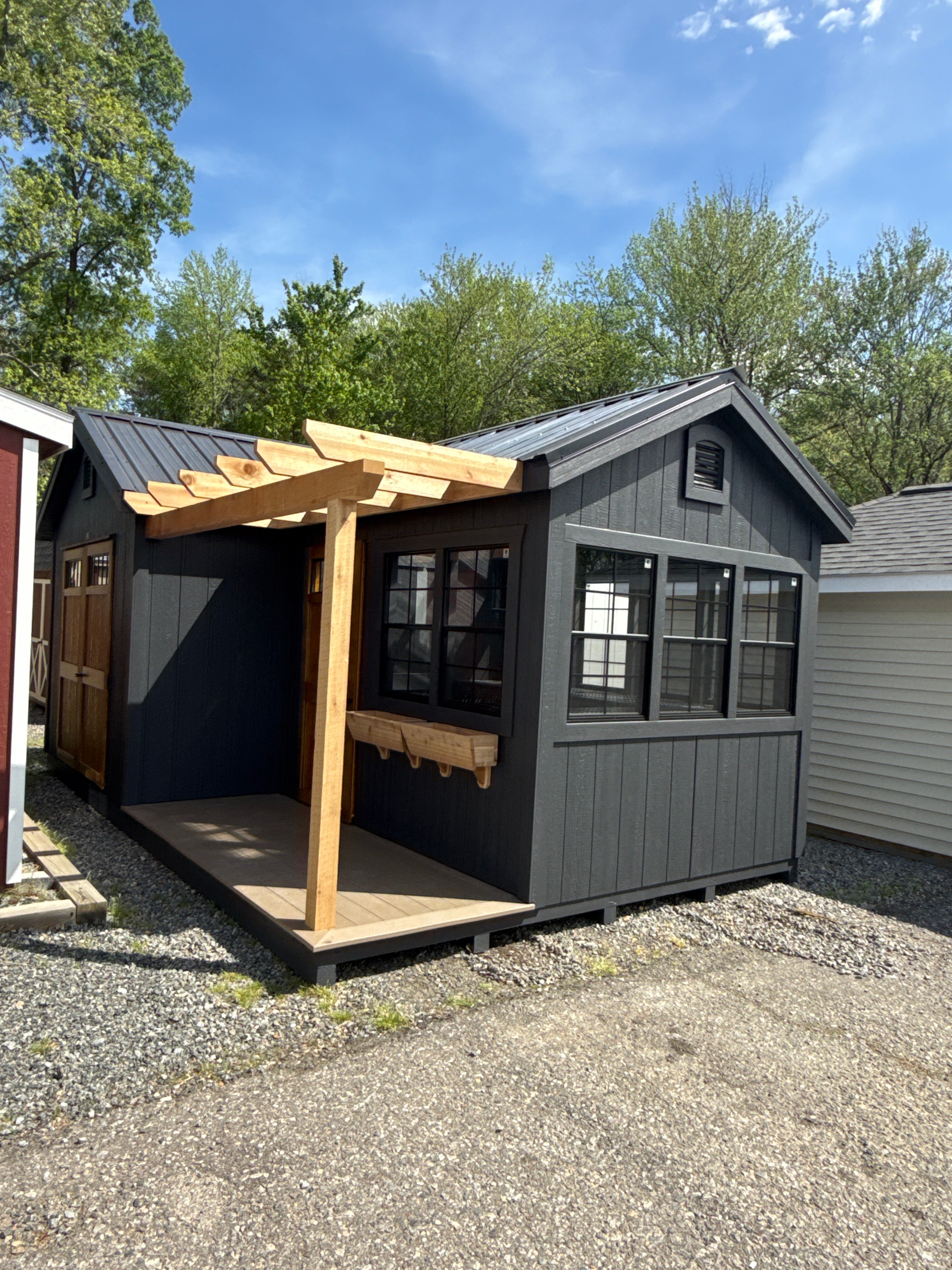 P13094 - 12x20 colonial greenhouse combo